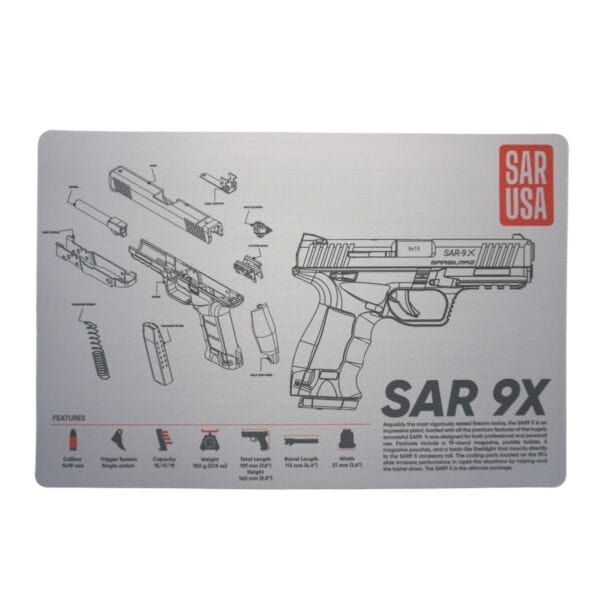 Gun Cleaning Mats White - SAR USA